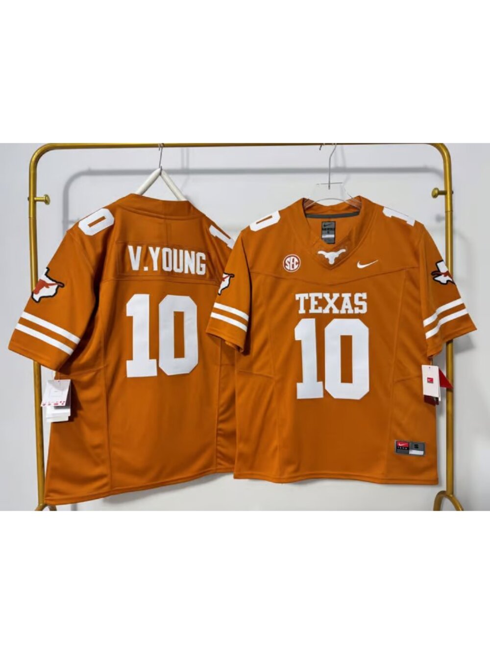 VINCE YOUNG Orange Jersey Stitched Vapor